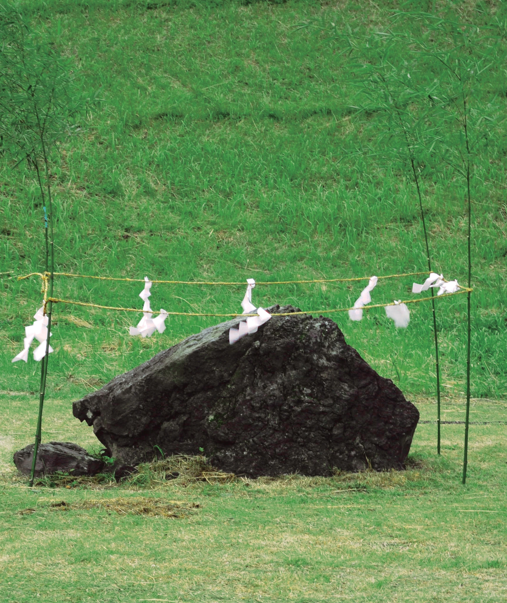 Sacred rock near Mt. Omuro