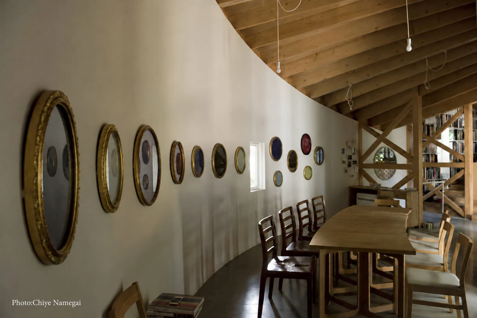 Installation view at Kochuten Books and Coffee